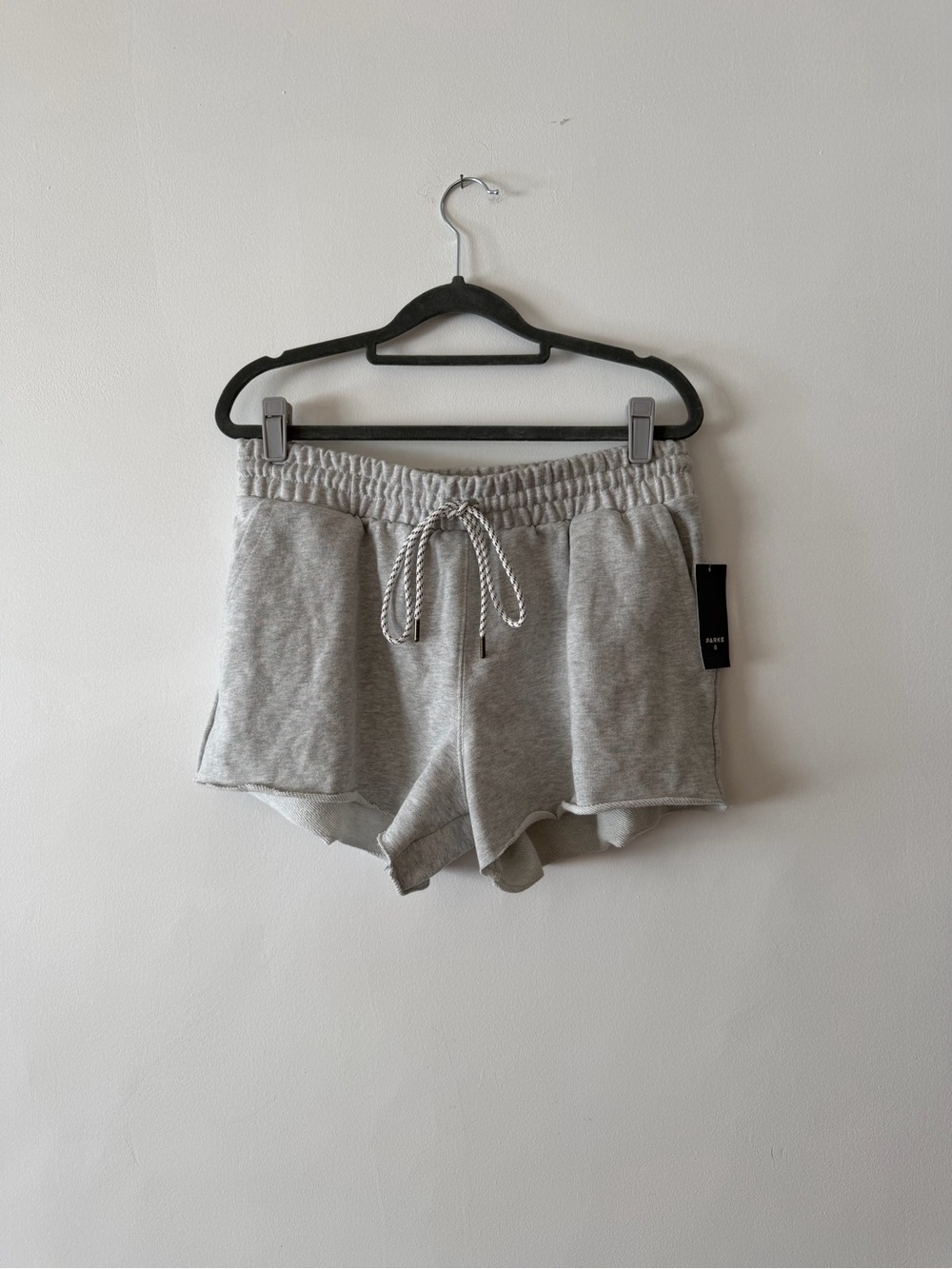 Parke x Target Collab NWT sold out Gray Athletic Fleece Sweat Shorts Medium